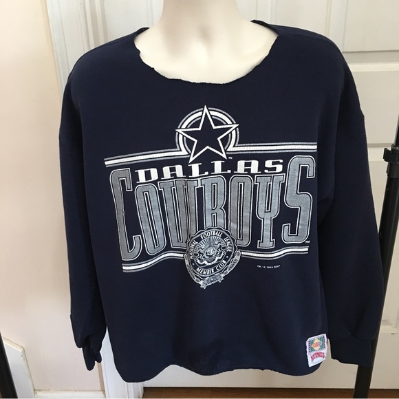 NUTMEG DALLAS COWBOYS 1993 VIntage Sweatshirt (Upcycled) RARE NUTMEG LABEL - Picture 1 of 11